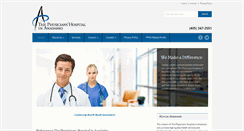 Desktop Screenshot of anadarkohospital.com